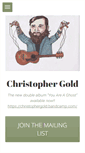 Mobile Screenshot of christophergold.com